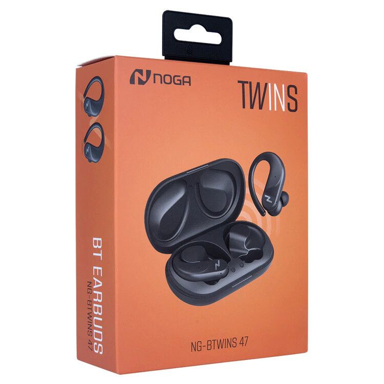 AURICULAR NOGA TWINS NEGROS - NG-BTWINS 47